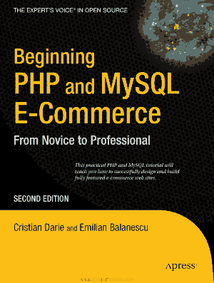 Free Download PDF Books, Beginning PHP And MySQL E-Commerce 2nd Edition