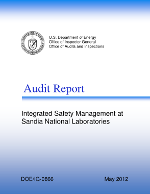 Free Download PDF Books, Integrated Safety Management System Audit Report Template