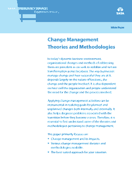 Free Change Management Report Template