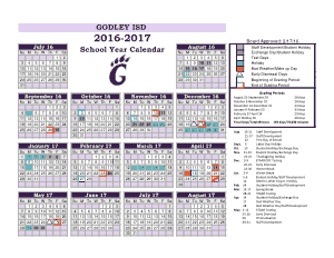School Monthly Calendar Template