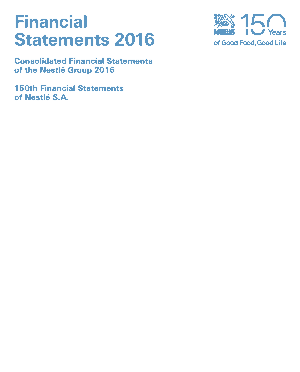 Consolidated Legal Financial Statements Sample Template