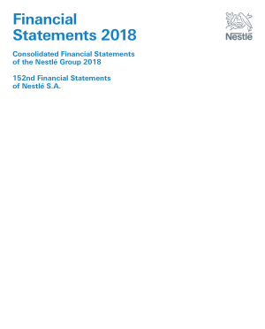 Retail Financial Income Statement Template