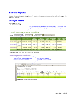 Free Download PDF Books, Employee Payroll Report Sample Template