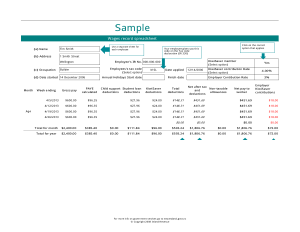 Free Download PDF Books, Wage Summary Payroll Spreadsheet Template