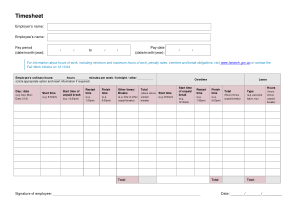 Free Download PDF Books, Employers Daily Payroll Timesheet Template