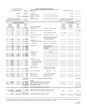 Pack Operating Budget PDF Template