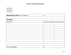 Free Download PDF Books, Sample Budget Tracking Spreadsheet Template