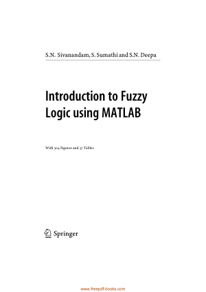 Introduction To Fuzzy Logic Using MATLAB