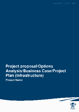 Engineering Infrastructure Business Project Proposal Template
