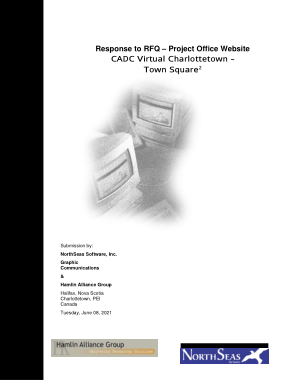 Virtual Charlottetown Web Site Software Proposal Template