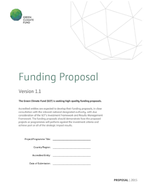 Free Download PDF Books, Green Funding Project Proposal Sample Template
