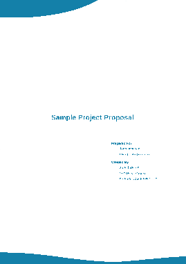 Project Proposal Example Template