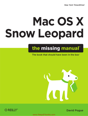 Free Download PDF Books, Mac Os X Snow Leopard The Missing Manual