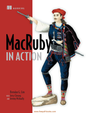 Free Download PDF Books, Macruby In Action