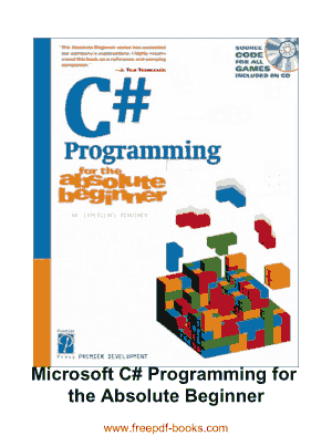 Microsoft C# Programming For The Absolute Beginner