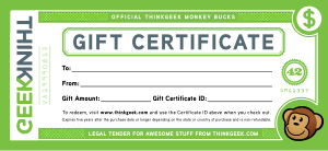 Basic Gift Certificate Template
