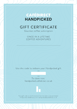 Handpicked Gift Certificate Template
