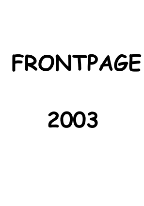 Microsoft Frontpage 2002 Essential Web Concepts