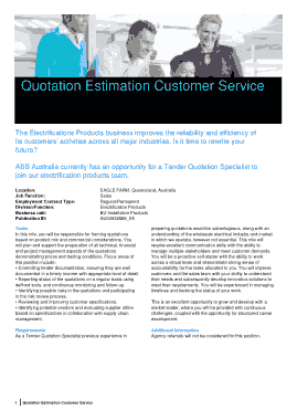 Customer Service Quotation Template