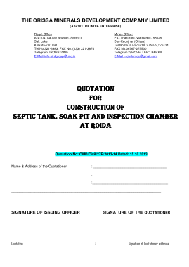 Quotation For Construction Work Template