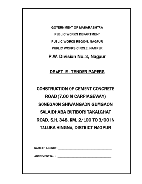 Road Construction Quotation Template