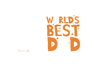 Fathers Day Cards Worlds Best Dad Bright Template