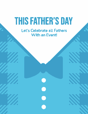 Fathers Day Event Flyer Template