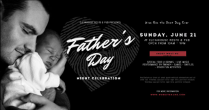 Happy Fathers Day Card Celebration Template
