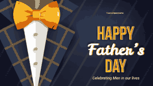 Happy Fathers Day Card Simple Template
