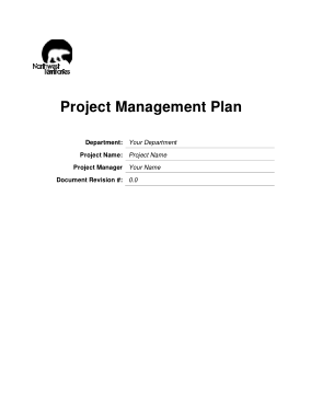 Detailed Project Management Plan Template