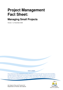 Project Management Sheet Template