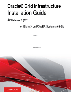 Oracle Grid Infrastructure Installation Guide For Ibm Aix On Power Systems
