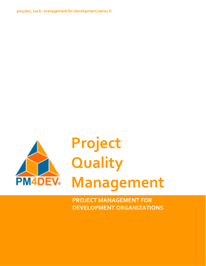 Free Download PDF Books, Project Quality Management Plan Template