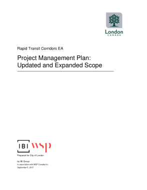 Project Scope Management Plan Sample Template
