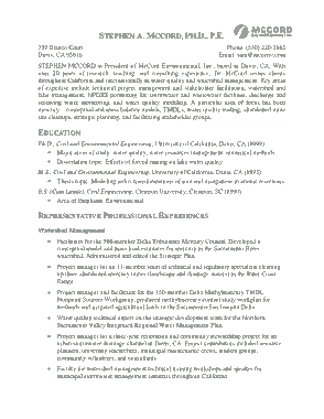 Sample Technical Project Manager Resume Template