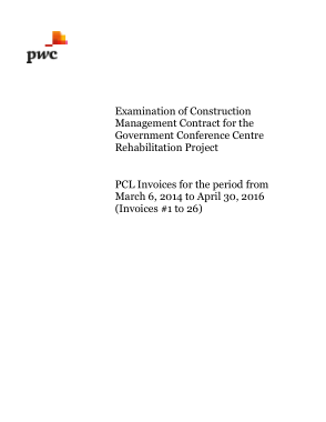 Formal Construction Management Contract Sample Template