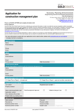Free Download PDF Books, Application For Construction Management Plan Template