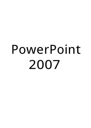 Free Download PDF Books, Powerpoint 2007