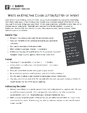 Employment Letter of Intent Format Template