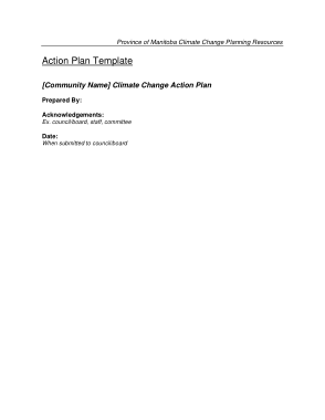 Action Plan Download Template