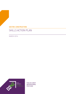 Construction Skills Action Plan Sample Template