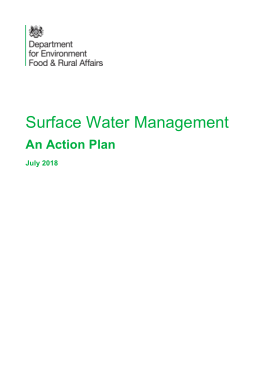 Water Management Action Plan Template