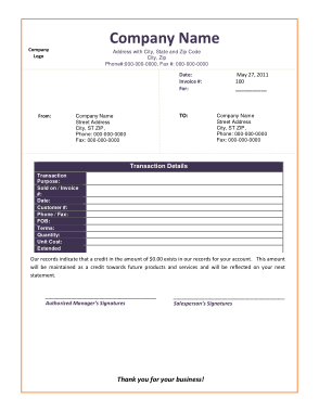 Free Download PDF Books, Blank Company Invoice Template