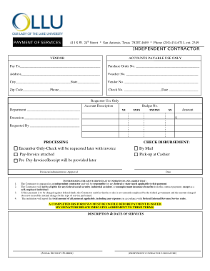 Independent Contractor Invoice Sample Template