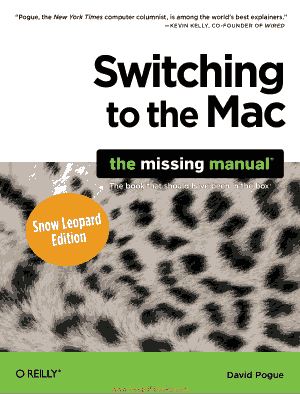 Free Download PDF Books, Switching To The Mac The Missing Manual Snow Leopard Edition