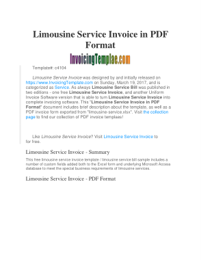 Free Download PDF Books, Deposit Service Invoice Template