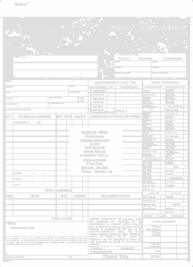 HVAC Invoice PDF Template