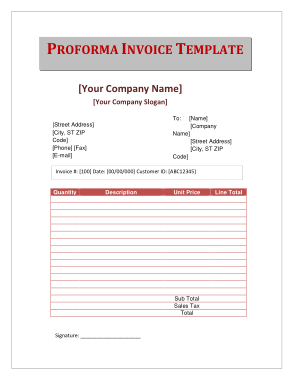 Free Download PDF Books, proforma invoice free download Template