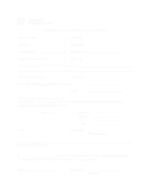 Direct Car Sales Invoice Template