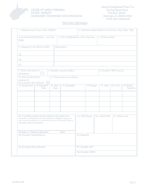 Service Invoice Format Template